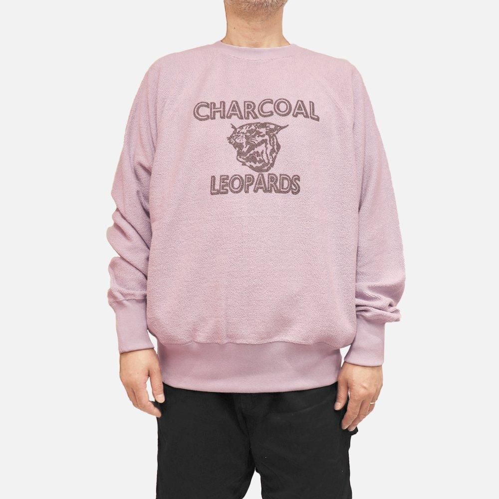 ORIGINAL Charcoal（オリジナル チャコール）× Americana（アメリカーナ）Leopards  Crew L/S, ORIGINAL Charcoal, T-Shirt, Sweat｜L/S, NO.25-02-1-048