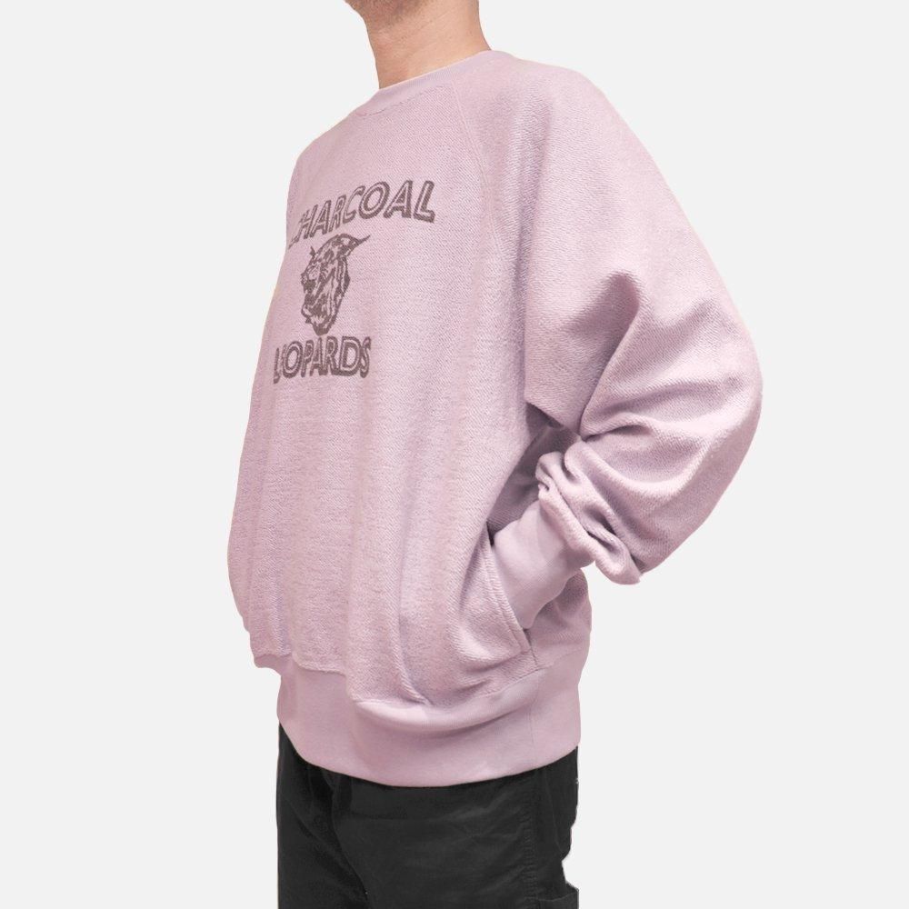 ORIGINAL Charcoal（オリジナル チャコール）× Americana（アメリカーナ）Leopards  Crew L/S, ORIGINAL Charcoal, T-Shirt, Sweat｜L/S, NO.25-02-1-048