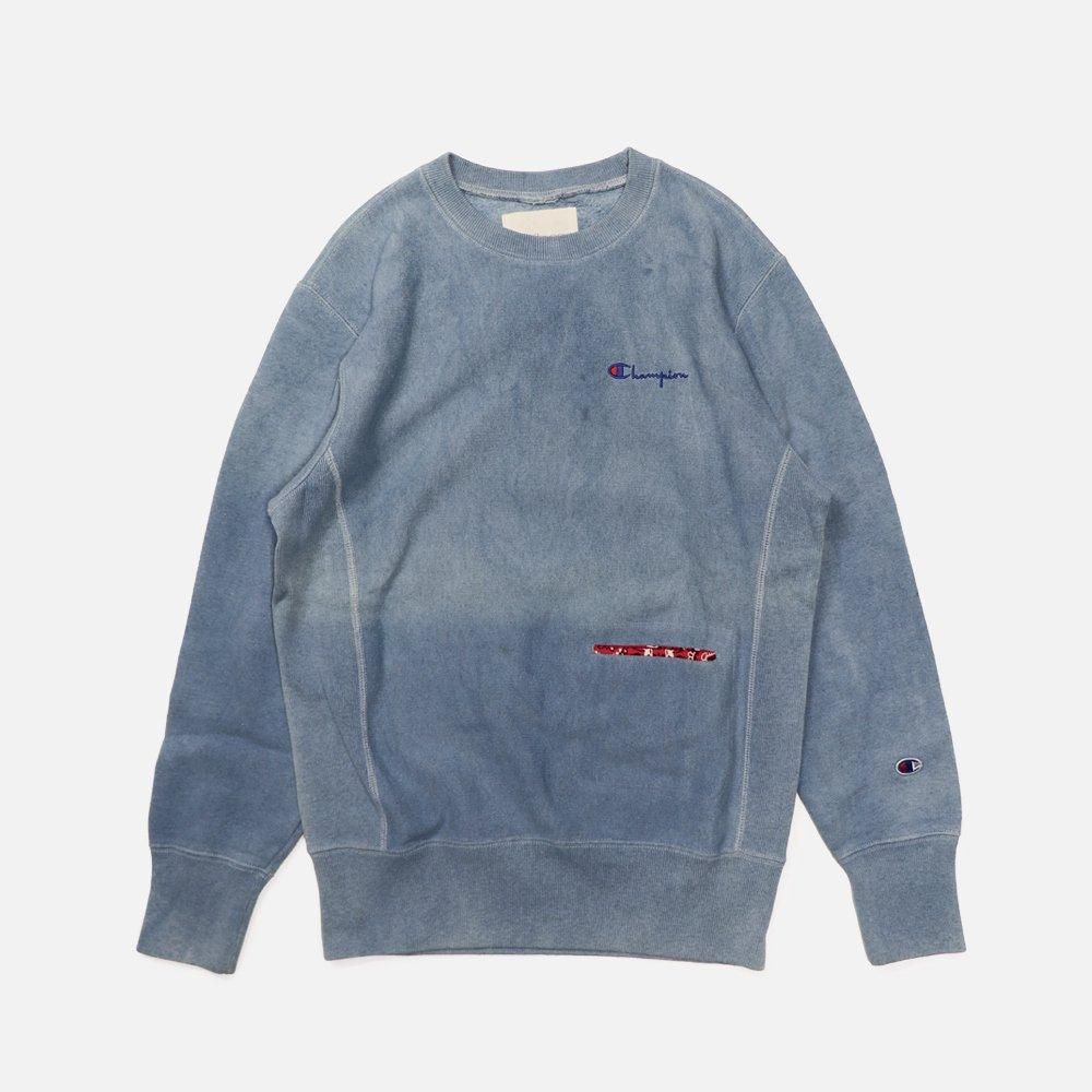 Bodocosʥܥɥ Print Sweat ND  Indigo M-1