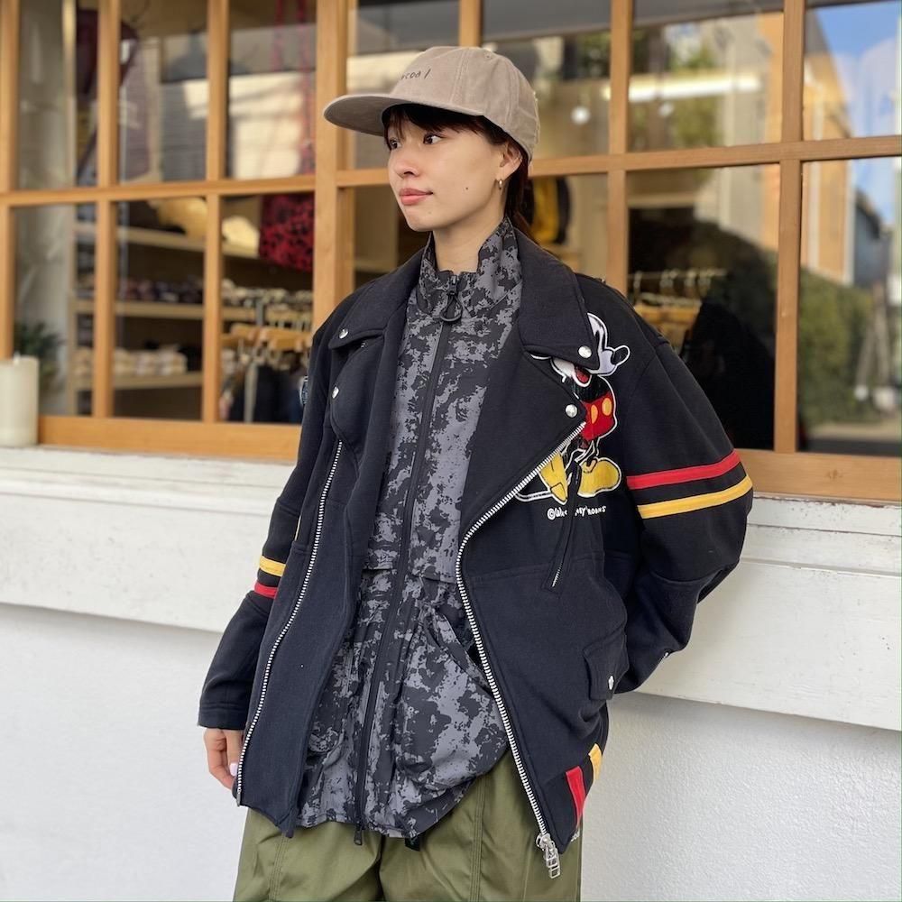 OLD PARKʥ ѡˡ  O/SIZED RIDERS JKT Mickey