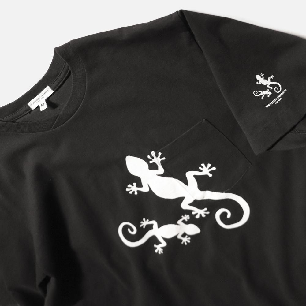 ENGINEERED GARMENTSʥ󥸥˥ ġ Gecko Print Tee, Engineered Garments, T-Shirt, SweatS/S, NO.25-04-1-026
