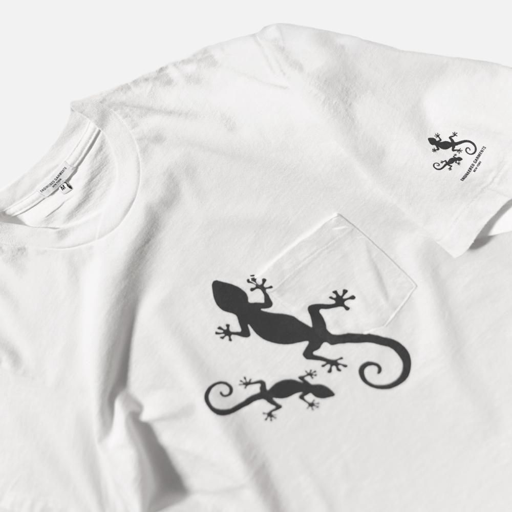 ENGINEERED GARMENTSʥ󥸥˥ ġ Gecko Print Tee, Engineered Garments, T-Shirt, SweatS/S, NO.25-04-1-026