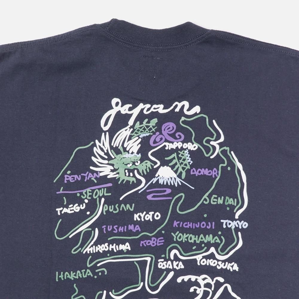 ORIGINAL Charcoalʥꥸʥ 㥳Souvenir Print T, ORIGINAL Charcoal, T-Shirt, SweatS/S, NO.25-01-1-019