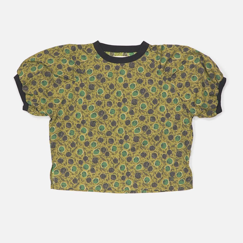 〈SHELTECH®（シェルテック）〉×〈 Bonjour Imprimer（ボンジュール アンプリメ）〉Puff Sleeve