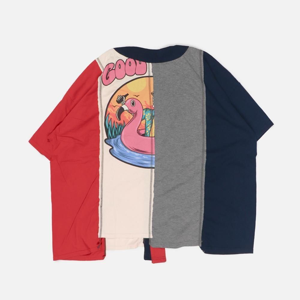 Rebuild by Needlesʥӥ Х ˡɥ륺ˡ4 Cut Wide Baseball Tee , Needles, T-Shirt, SweatS/S, NO.25-03-6-007