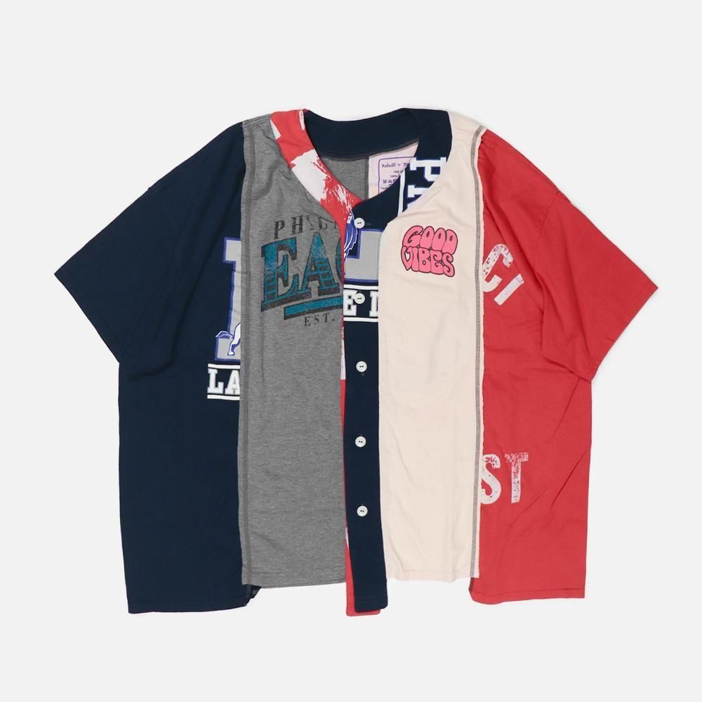 Rebuild by Needlesʥӥ Х ˡɥ륺ˡ4 Cut Wide Baseball Tee 
