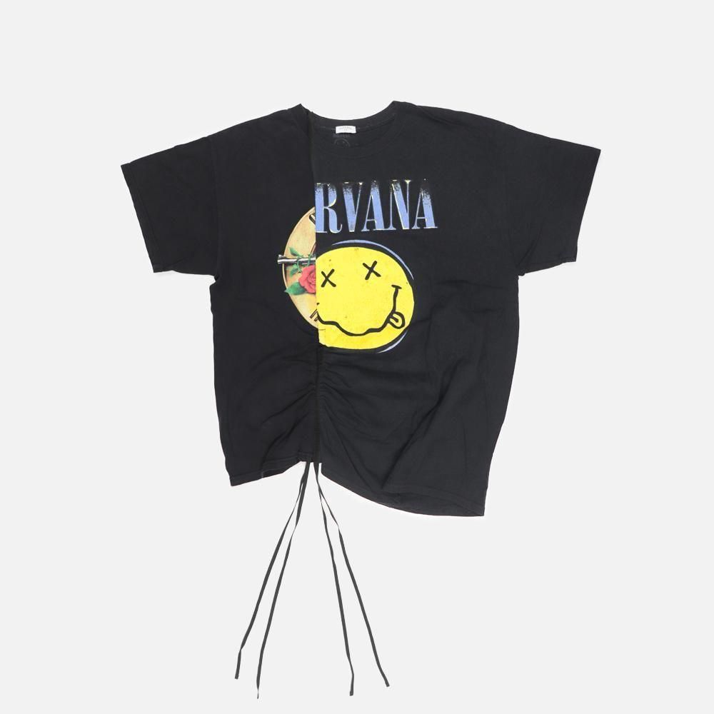 オールドパーク　ロックT OLD PARK（オールド パーク）Asymmetry T - Charcoal TOKYO