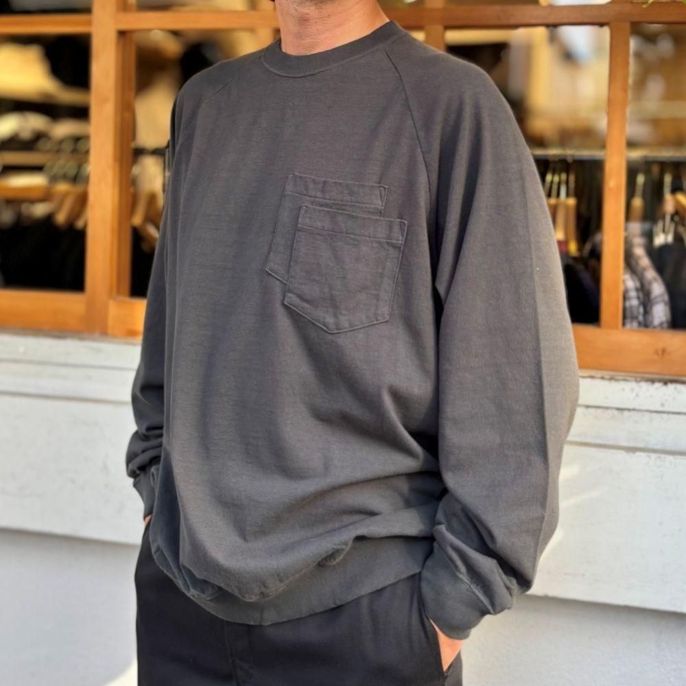 ORIGINAL Charcoalʥꥸʥ 㥳 US/C Raglan W Pocket T L/S
, ORIGINAL Charcoal, T-Shirt, SweatL/S, NO.25-01-1-504