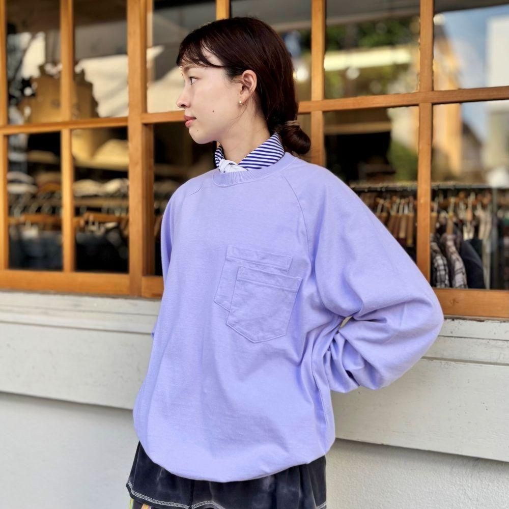 ORIGINAL Charcoalʥꥸʥ 㥳US/C Raglan W Pocket T L/S
