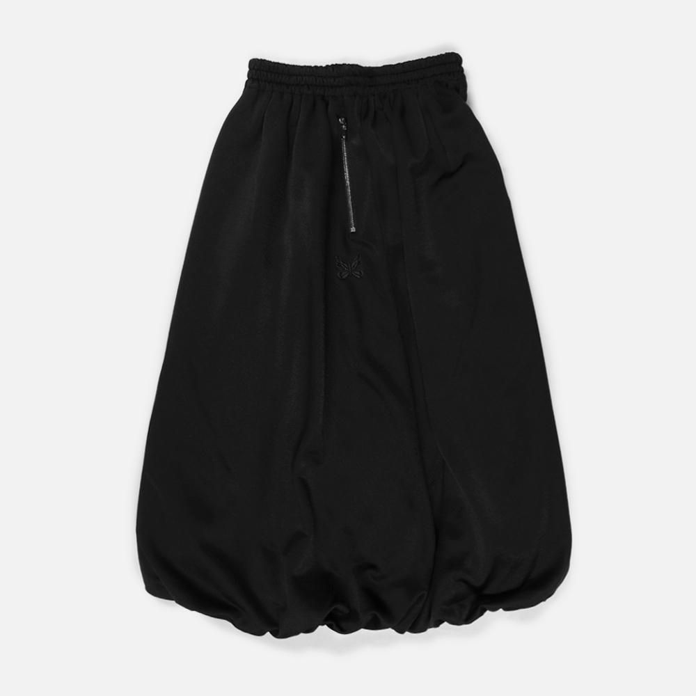 needles balloon track skirt ブラック Needles Balloon Track Skirt - Poly Smooth Black