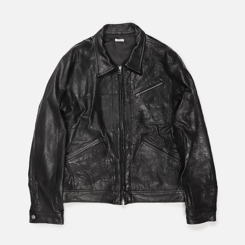 OLD PARKʥ ѡˡ Zip Work Leather Jacket