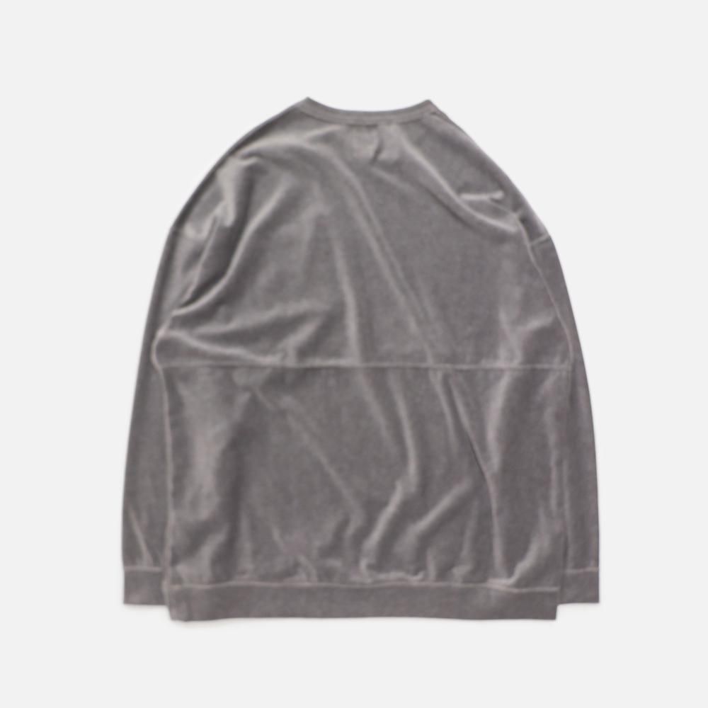 ORIGINAL Charcoalʥꥸʥ 㥳  Velour Panel Foot T L/S
, ORIGINAL Charcoal, T-Shirt, SweatL/S, NO.25-01-1-508