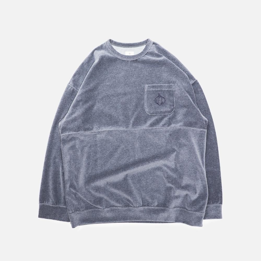 ORIGINAL Charcoalʥꥸʥ 㥳  Velour Panel Foot T L/S
, ORIGINAL Charcoal, T-Shirt, SweatL/S, NO.25-01-1-508