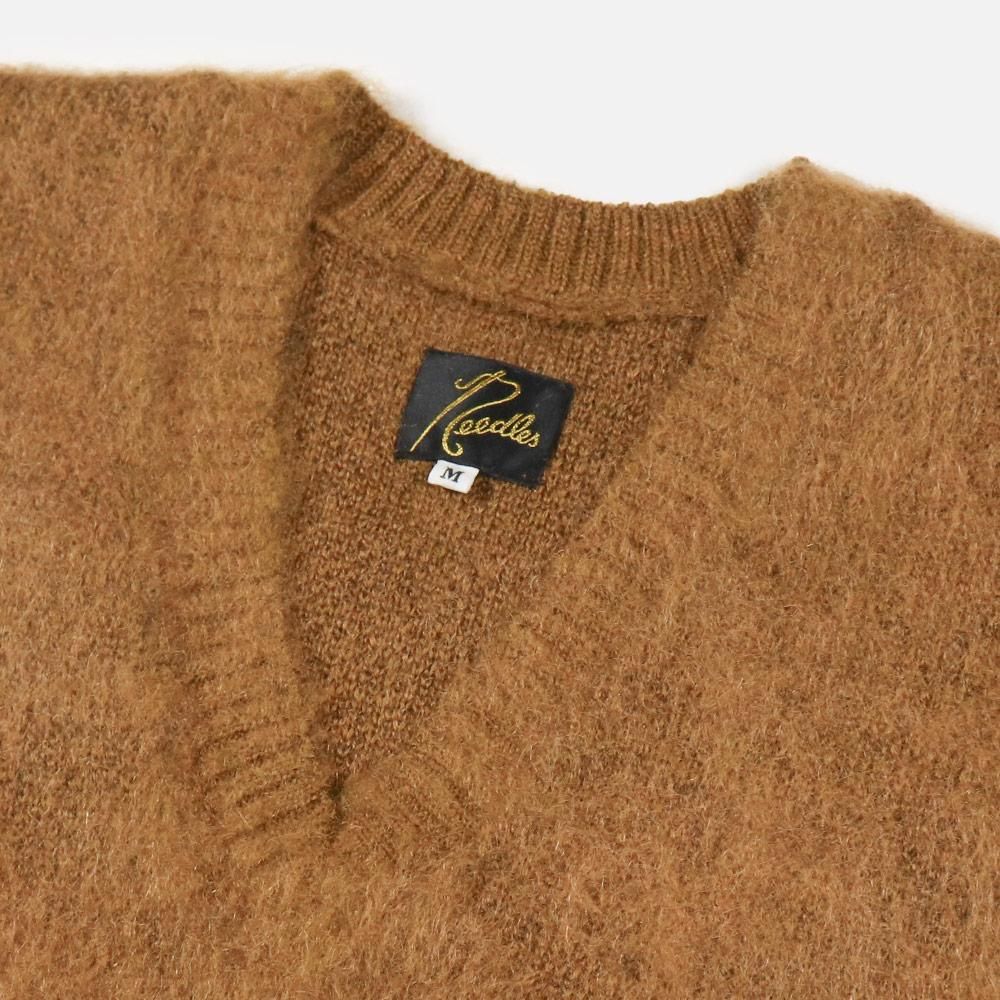 Needlesʥˡɥ륺ˡ Mohair Knit Vest
, Needles, Vest / Sleeveless, NO.25-03-6-075