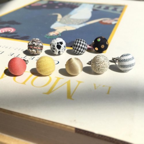 Button pierce／earring(plain)