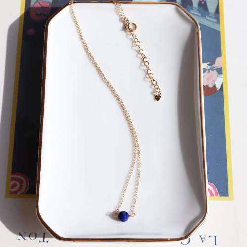 Birth stone necklace　Lapis lazuli　(１２月)