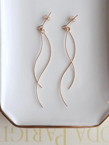 Wave wire Pierce/Earring