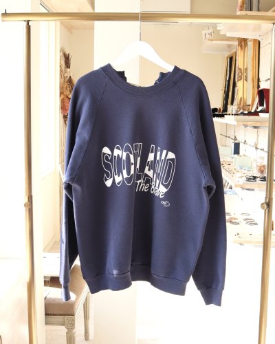 Back tape sweat/Navy