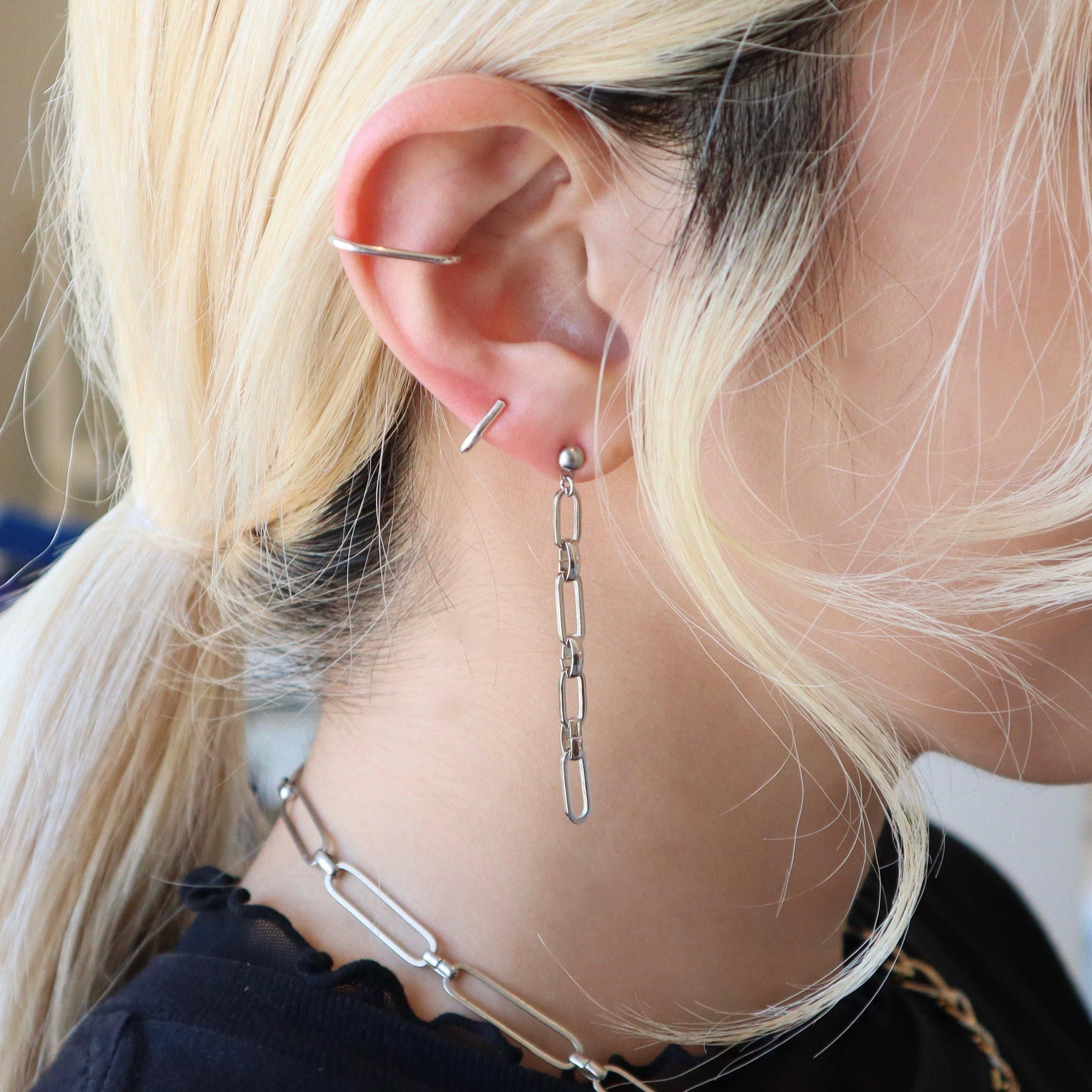 NOsWEAチェーンピアス NOsWEAチェーンピアス