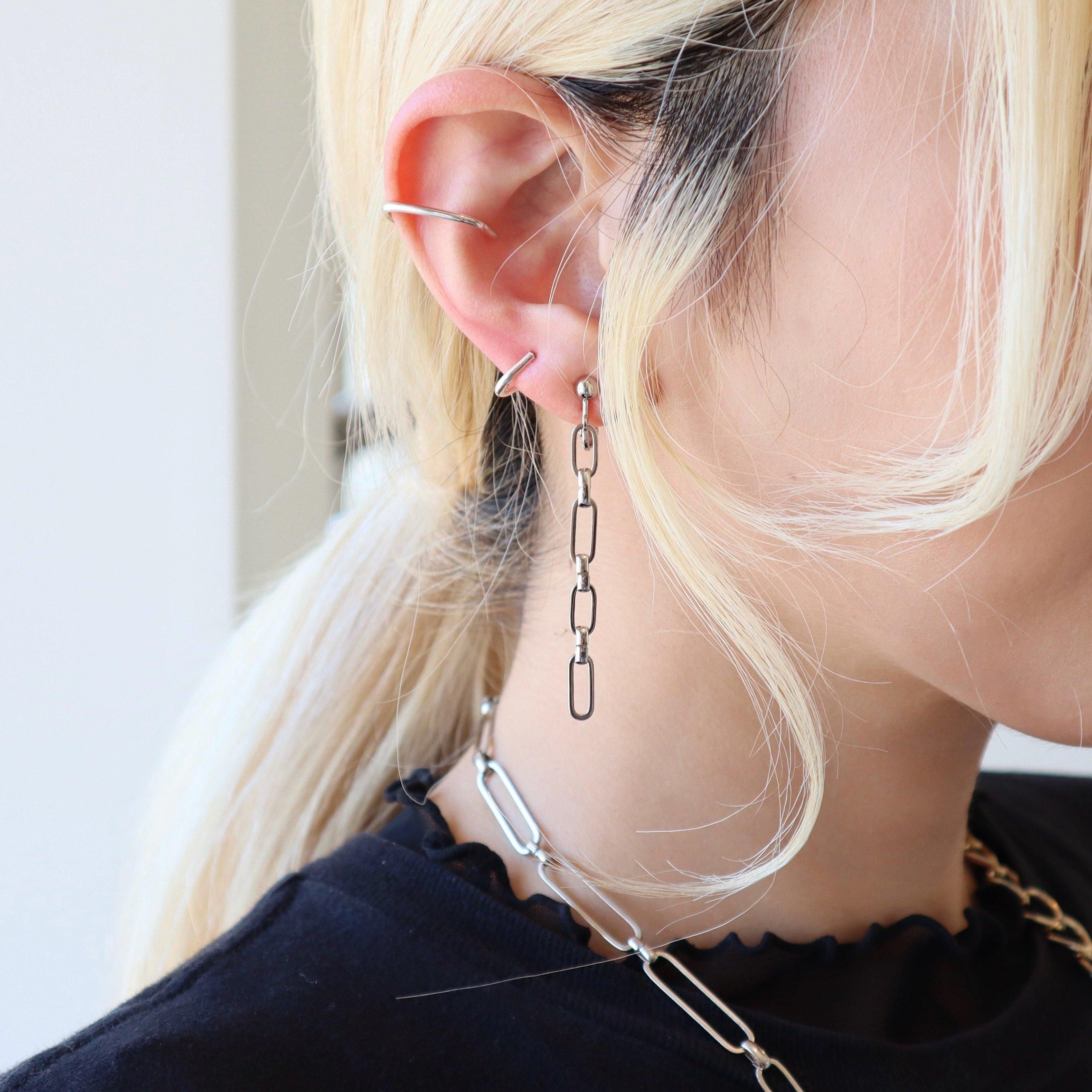 アクセサリー PYRO.ISM silver single flower motif earring / pierce | I