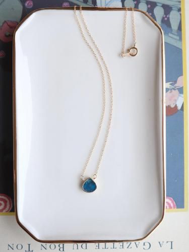 Electroforming maron necklace