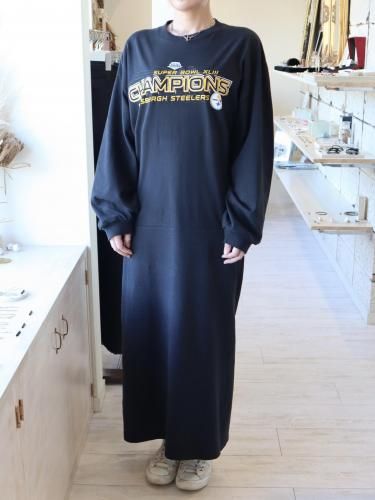 Remake Long sleeve Tee dress
¡¡Black¡