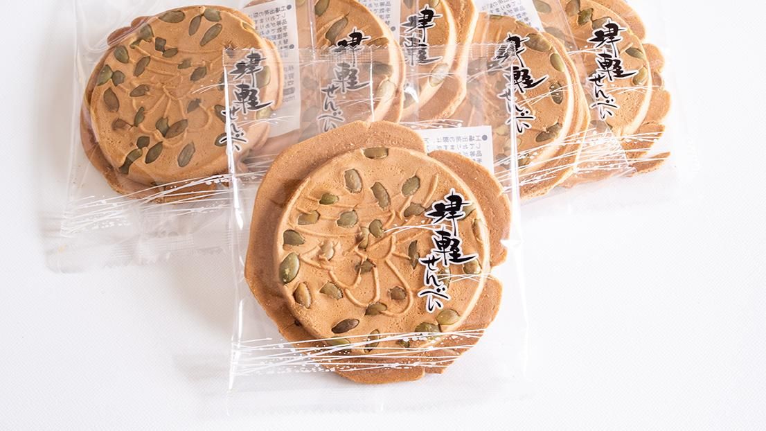 かぼちゃ煎餅(6枚入り)｜【オンラインショップ】渋川の津軽せんべい