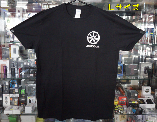 在庫ラスト2個☆即納可能】Asmodus T-SHIRT ブラック☆電子タバコ VAPE ベイプ アスモダス ティーシャツ【新品・未開封】 -  電子タバコ VAPEのMOD,アトマイザー,リキッド,ドリップチップ,ワイヤー,コイル,リビルダブル用品などを激安 格安通販しております