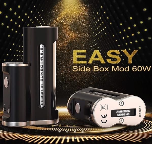 お取り寄せ☆納期 最長 約2週間】Ambition MODS EASY Side Box Mod 60W