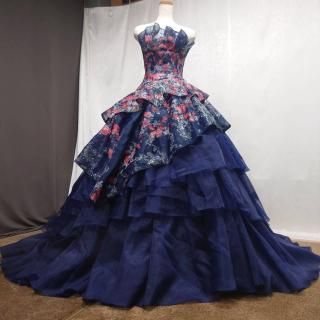 Fancyブランド★お袖付きカラードレス★9号サイズ カラードレス9~10号 - Dress Abbys