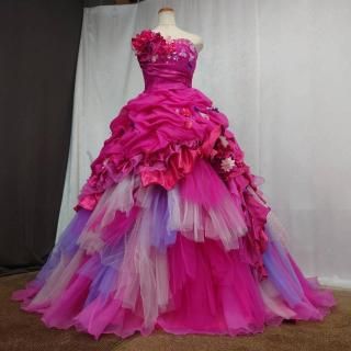 9-12号サイズ★ベルセゾンカラードレス★装飾品セット カラードレス9～10号 - Dress Abbys