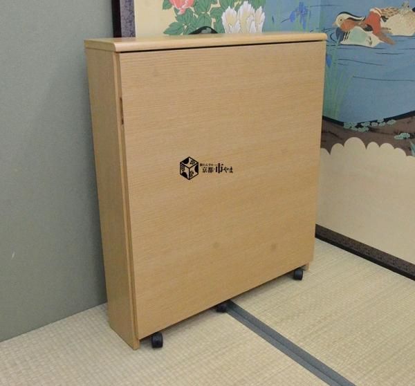 Amazon.co.jp: 大川家具 ヨコタウッドワーク デスクキャビネット 畳むんデス ナチュラル 230268 : ホーム＆キッチン