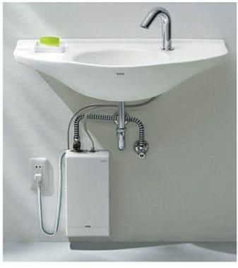 TOTO 1L 小型電気温水器 セット品番 REAS01BA 壁掛け型 床給水用