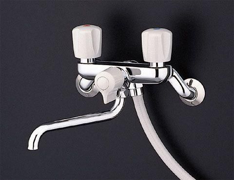 TOTO TMS25C 2ハンドルシャワー水栓 壁付タイプ スプレー(節水 TOTO TMS25C 2ハンドルシャワー水栓 壁付タイプ スプレー(節水