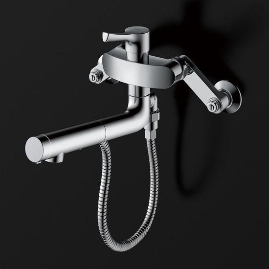 TOTO TKS05314J 壁付シングル混合水栓(ハンドシャワー・吐水 TOTO TKS05314J 壁付シングル混合水栓(ハンドシャワー・吐水