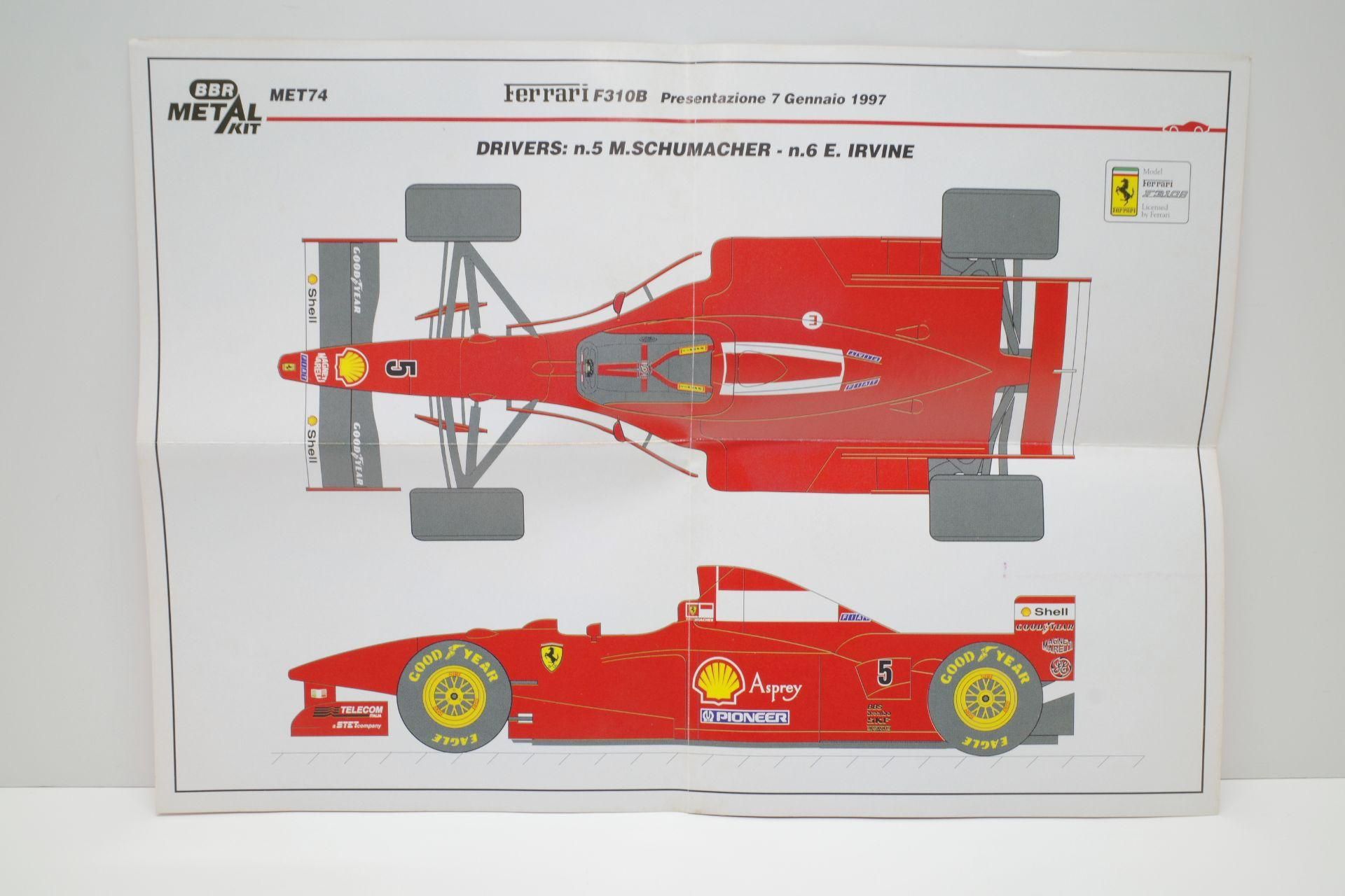 1:43 BBR F1 Ferrari F310B Presentazione 07.01.1997 | eBay