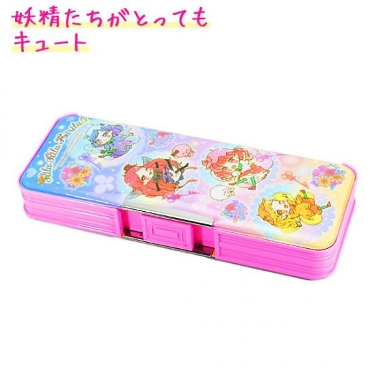 妖精 達 の 両面 開き ソフト ペンケース 筆箱 ( リルリルフェアリル