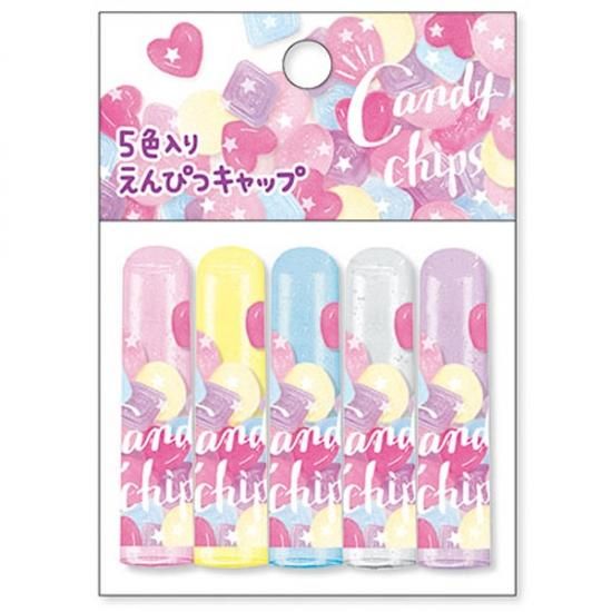 メール便 Ok 鉛筆 キャップ 女の子 向け いっぱいのキャンディ Candy Chips Mindwave おしゃれ で かわいい 文房具 の ドイブングテン かわいい文房具のドイブングテン