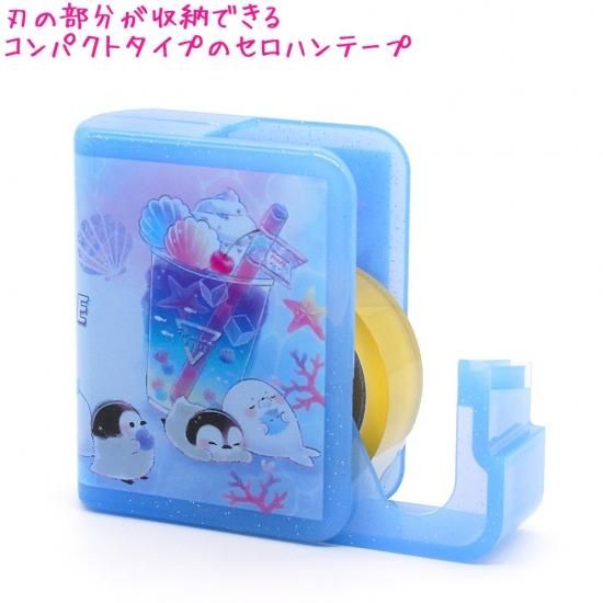 セロハンテープ 女の子 向け スイーツ と ペンギン と アザラシ Little Marine Pokke カミオジャパン おしゃれ で かわいい 文房具 の ドイブングテン かわいい文房具のドイブングテン