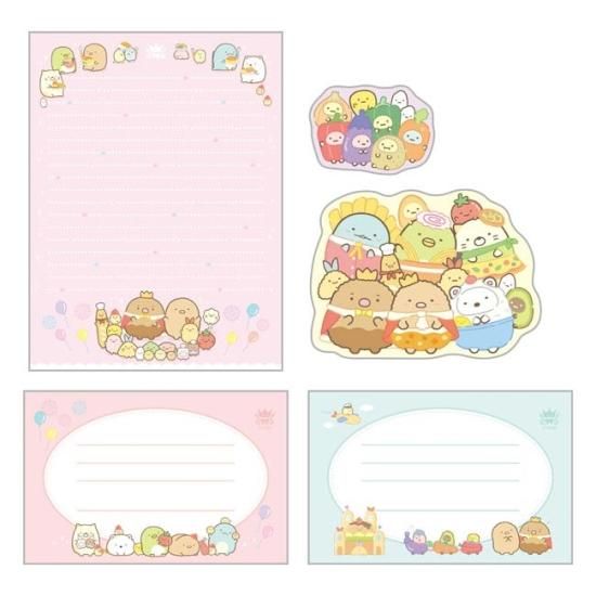 メール便 OK レターセット 女の子 向け すみっコぐらし ようこそ