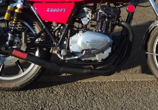 Ｚ２５０ＦＴ　ミスティクロス管＜ブラック＞ - 【公式】MISTY/旧車・絶版車/バイクのカスタムパーツ通販サイト