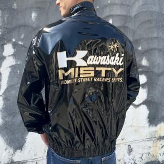 カワサキ パッカブル川ダウンベスト kawaski ブラック LL KAWASAKI ブルゾン〈ブラック〉 - 【公式】MISTY/旧車・絶版車