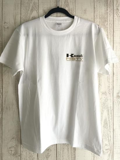 KAWASAKI Tシャツ〈ホワイト〉 - 【公式】MISTY/旧車・絶版車