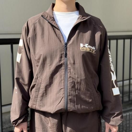 Kawasaki ナイロンジャケット〈ブラウン〉 - 【公式】MISTY/旧車・絶版
