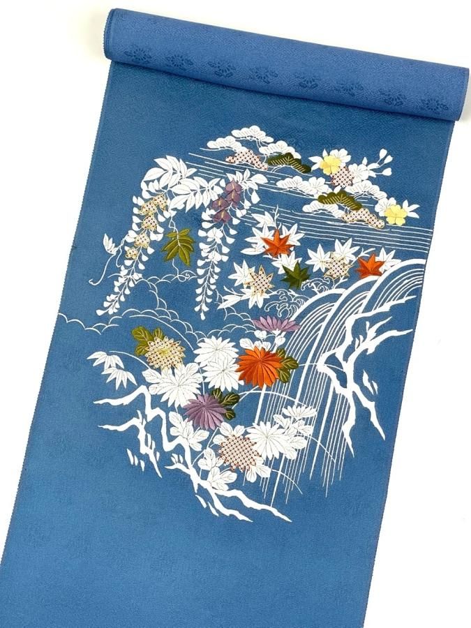 名古屋帯 | 日本刺繍 | 御所解文様 - 着物・和雑貨のかわちや