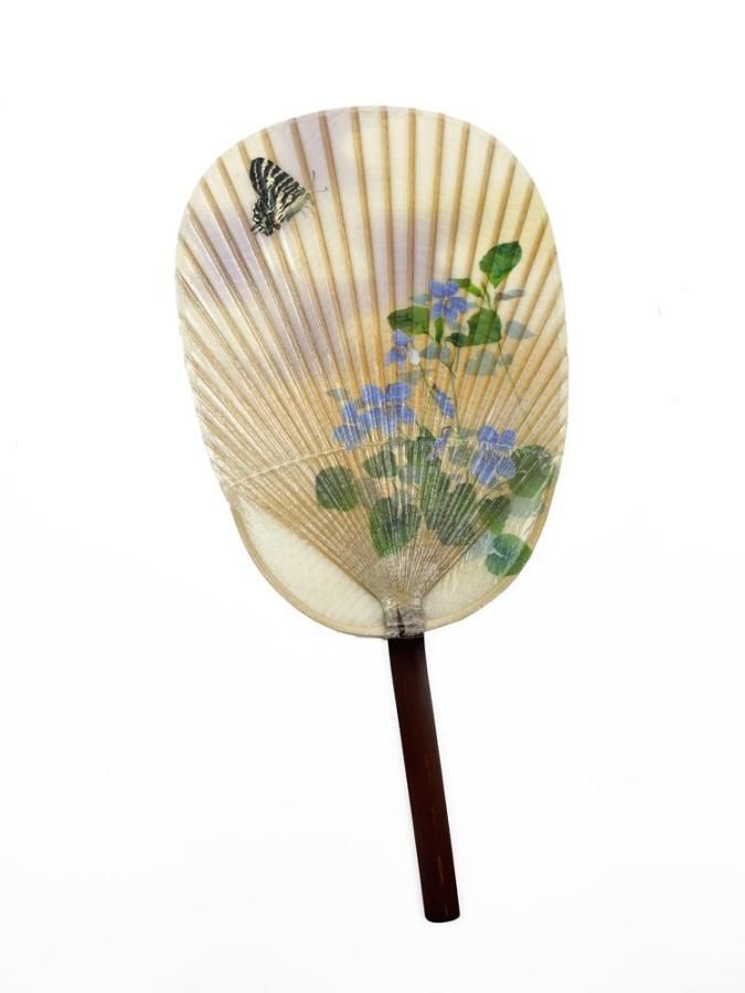水うちわ | 台座付 | 岐阜蝶 - 着物・和雑貨のかわちや