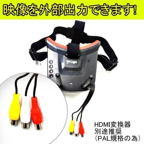 超小型 FPVドローン】 ゴーグル付き マイクロドローン