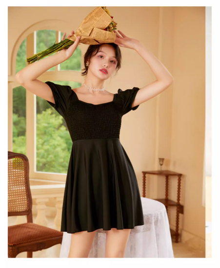 水着 ワンピース水着 フレアスカート リボン 大きめサイズ 水着 ワンピース水着 フレアスカート リボン 大きめサイズ