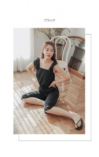 水着 ビキニ バンドゥ セットアップつき シンプル CUTE フリル 4点