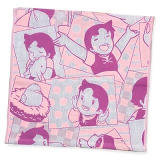 ウォッシュタオル 三重ガーゼ ハイジコマ柄